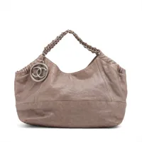 ミイパ イッセイミヤケ バオバオ PVC×レザー トートバッグ ブラック