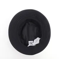 エルメス ハット 58 コットン ブラック フレッドH ストライプ A4037046