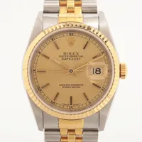 ロレックス デイトジャスト サンダーバード 16253 SS×YG AT シルバー