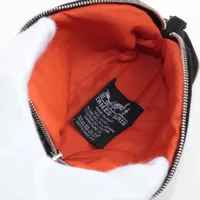 エルメス ボリードポーチミニミニ キャンバス ポーチ ブラック