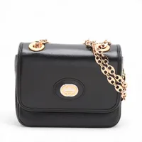 ドルチェ&ガッバーナ ディボーション レザー チェーンショルダーバッグ