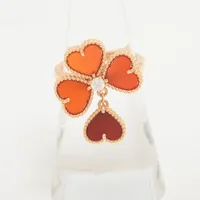 ヴァンクリーフ&アーペル ヴィンテージアルハンブラ ギョーシェ リング