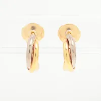 カルティエ トリニティ ピアス 750(YG×PG×WG) 4.7g A4038782｜中古