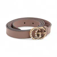 グッチ 114984 インターロッキングG ベルト 95/38 レザー ブラック