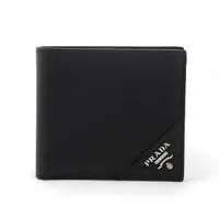 プラダ サフィアーノ 2MN077 レザー マネークリップ ブラック クリップ