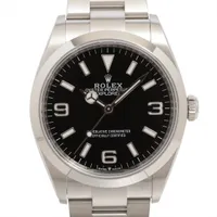 ロレックス エクスプローラー36 124270 SS SS AT 黒文字盤