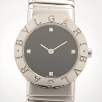 ブルガリ ブルガリブルガリ トゥボガス BB232T YG SS×YG QZ 黒文字盤