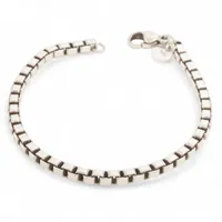 ティファニー 1837 ロック ブレスレット 925 6.4g シルバー ダブル