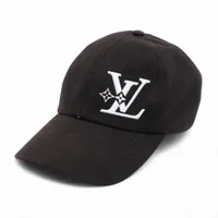 ヴィトン M76581 モノグラムシャドウ AL0261 キャップ レザー ブラック