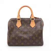 ヴィトン モノグラム スピーディ25 M41528 ブラウン A4039208｜中古