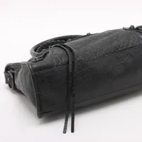 バレンシアガ ル シティ スモール レザー 2WAYハンドバッグ ブラック