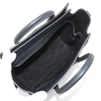 セリーヌ ラゲージ ナノショッパー レザー 2WAYハンドバッグ ブラック