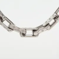 ヴィトン MP3189 LE0281 ネックレス GP シルバー×ブラック コリエ