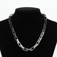 ヴィトン MP3189 LE0281 ネックレス GP シルバー×ブラック コリエ