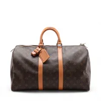 ヴィトン×NIGO モノグラムストライプ キーポル・バンドリエール50