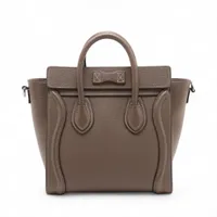 セリーヌ ラゲージ ナノショッパー レザー 2WAYハンドバッグ