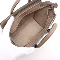 セリーヌ ラゲージ ナノショッパー レザー 2WAYハンドバッグ