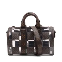 ヴィトン LVアエログラム キーポル バンドリエール40 M57088 ブラック