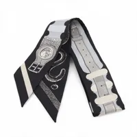 エルメス カレ90 BOUQUETS SELLIER 鞍職人の花束 スカーフ シルク