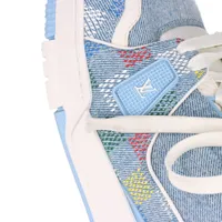 ヴィトン LVトレイナーライン 24年 デニム スニーカー 8.5 メンズ