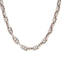 エルメス シェーヌダンクルPM ネックレス 43コマ 925 72.8g シルバー