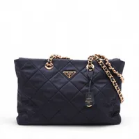 プラダ パイル トートバッグ ホワイト 1BG130 A2565041｜中古ブランド