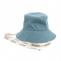 LOEWE フィッシャーマン　フレイドハット　バケットハット 57 デニムブルー LOEWE フィッシャーマン フレイドハット バケットハット 57 デニム