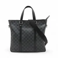 ヴィトン ダミエグラフィット タダオ N51192 ブラック A4040304｜中古