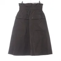 モンクレール GONNA 24年 コットン×ウール ニットスカート XS