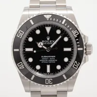 ロレックス サブマリーナー 124060 SS SS AT 黒文字盤