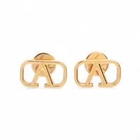 ロエベ ロゴ ピアス(片耳用) 925 6.8g ゴールド A3372478｜中古