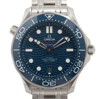 オメガ シーマスター300 2531.80 SS AT 青文字盤 1503/825 A2840078