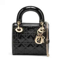 J'ADIORディオール靴 25cm バッグストラップ 黒 パテントレザー J