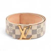 ヴィトン M9609 サンチュール LVイニシアル CA3140 ベルト 90/36 PVC