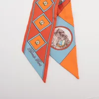 8/16まで　新品　エルメス　ツイリー　コリエドシアン　首輪と犬　シルクスカーフ 楽天市場】≪新品≫エルメス ツイリー 「colliers et chiens/首輪と犬