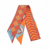 エルメス ツイリー colliers et chiens 首輪と犬 ツイリー シルク