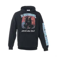 バレンシアガ 21年 コットン パーカー S レディース ブラック 697874