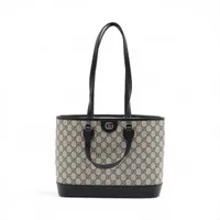 GUCCI 100周年グッチ グレー エンボスレザー バックバック グッチ GGエンボス レザー トートバッグ グレー 625774 A3053892｜中古