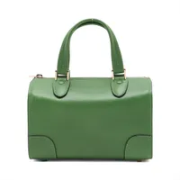 ヴァレクストラ バビラ ミニ レザー ハンドバッグ グリーン A4042628