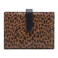 セリーヌ スモールトリフォールド レザー コンパクトウォレット