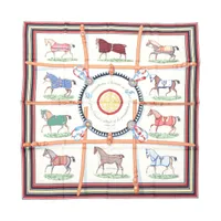 エルメス カレ 90 Couvertures et Tenues de Jour 馬着 スカーフ