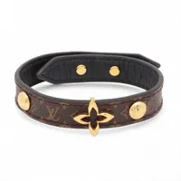 【美品】ルイヴィトン ブラスレ ハッケンハイム ブラックモノグラム M6295 ルイヴィトン ブラスレ ハッケンハイム ブラック モノグラム M6295