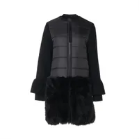 ヨーコチャン ポリエステル ワンピース 44 レディース ネイビー YCD