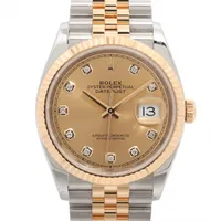 ロレックス デイトジャスト36 126233G SS×YG SS×YG AT シャンパン文字盤