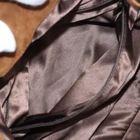 シャネル ココマーク スエード トートバッグ べっ甲 ブラウン ゴールド