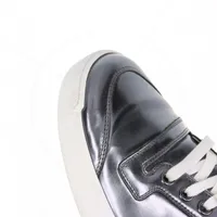 ヴィトン 16年 レザー ハイカットスニーカー 6 ユニセックス シルバー