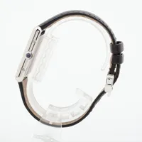 カルティエ タンクマストLM WSTA0041 SS SS×革 QZ シルバー文字盤