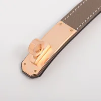 エルメス ケリー18 W刻印：2024 ベルト ヴォーエプソン エトゥープ