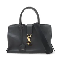 サンローランパリ ダウンタウンカバス ラフィア×レザー 2WAY