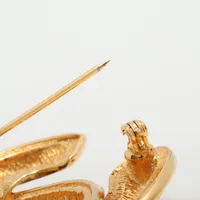 シャネル ココマーク マトラッセ 1142 ブローチ GP ゴールド A4044658